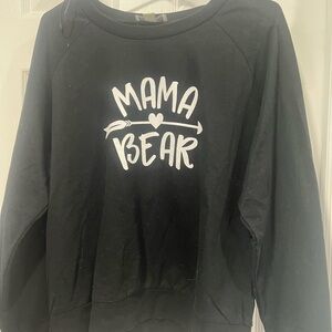Black 'Mama Bear' Sweatshirt
